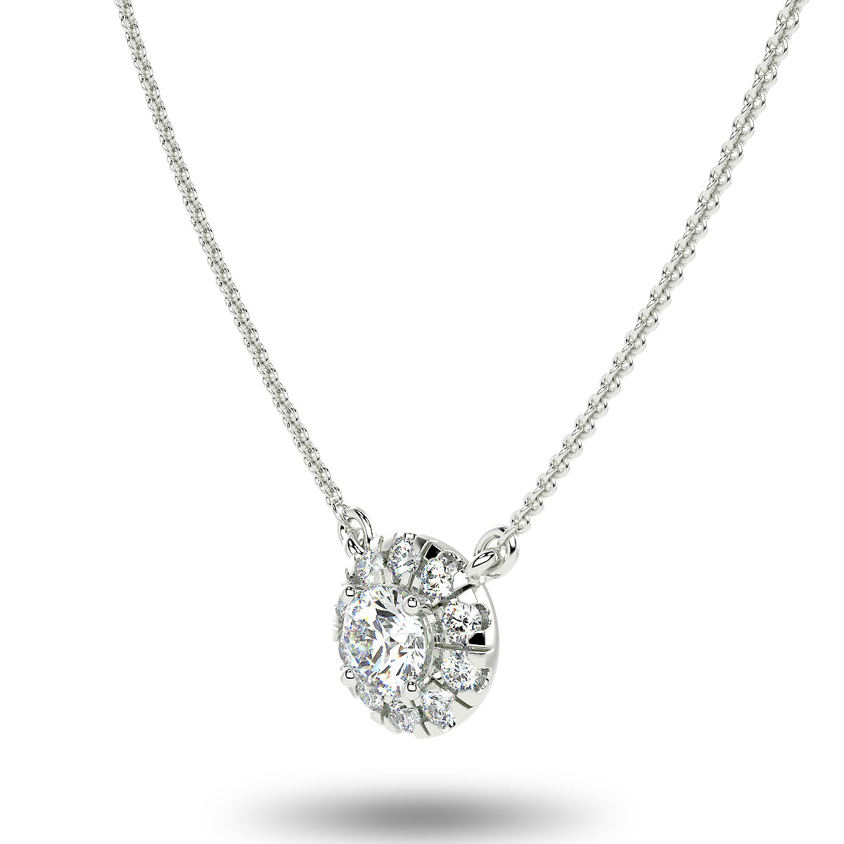Mira Necklace - White Gold (0.53 Ct. Tw.)