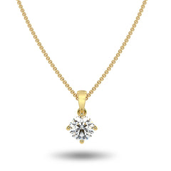 Sirius Solitaire Necklace - Yellow Gold (0.80 Ct. Tw.)