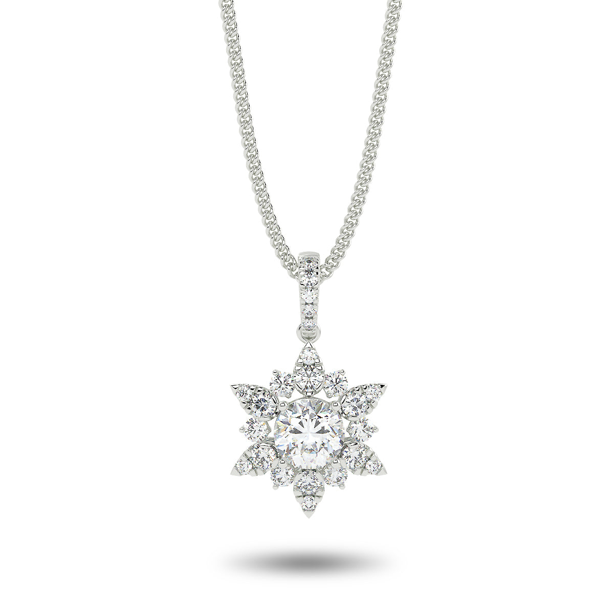 Supernova Necklace - White Gold (1.70 Ct. Tw.)