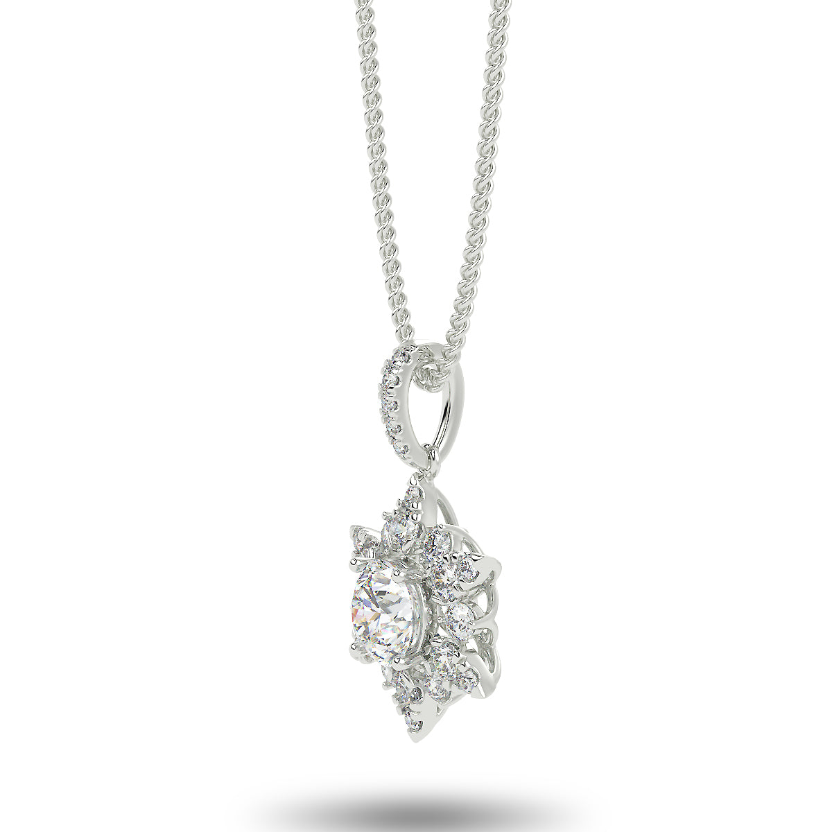 Supernova Necklace - White Gold (1.70 Ct. Tw.)