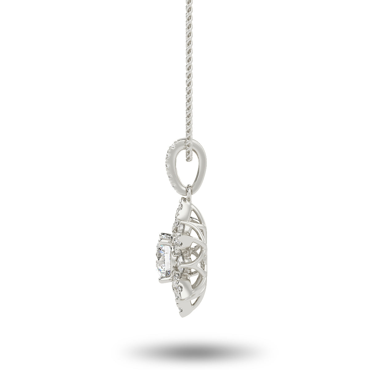 Supernova Necklace - White Gold (1.70 Ct. Tw.)