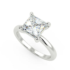 Sirius Princess Engagement Ring in White Gold