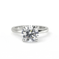 Sirius Engagement Ring in White Gold