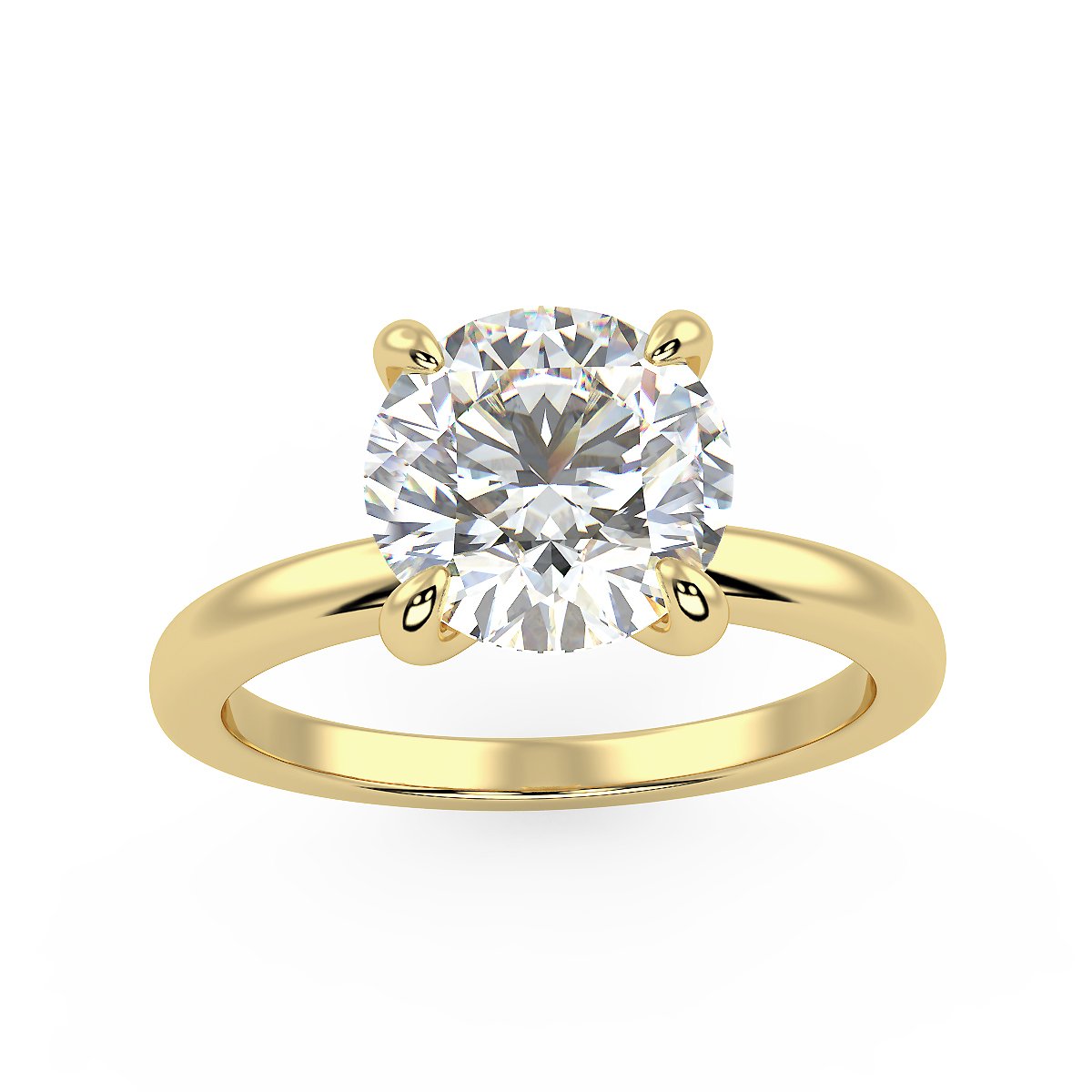 Sirius Engagement Ring in Yellow Gold