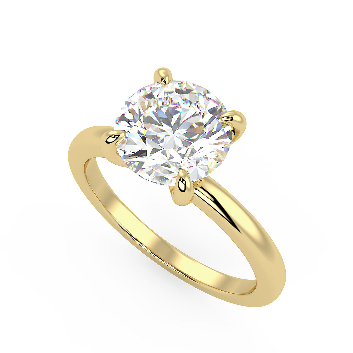 Sirius Engagement Ring in Yellow Gold