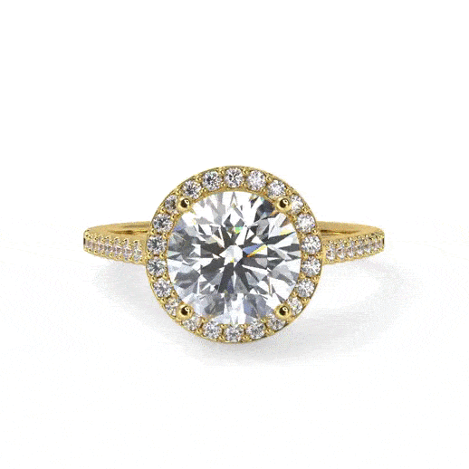 Carina Engagement Ring in Yellow Gold
