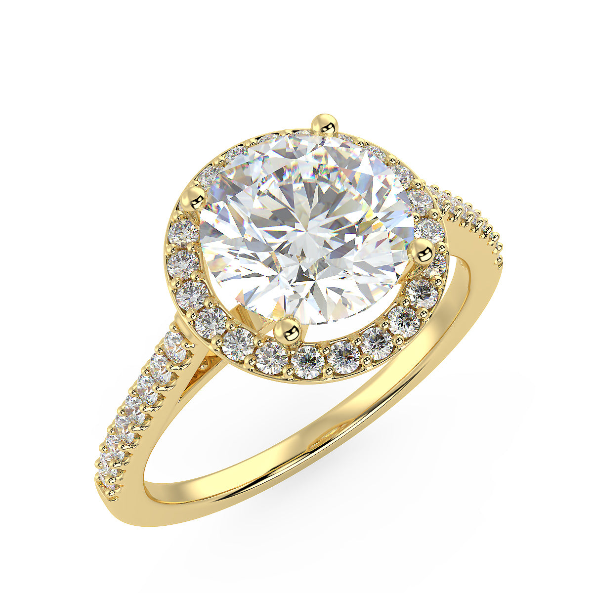 Carina Engagement Ring in Yellow Gold