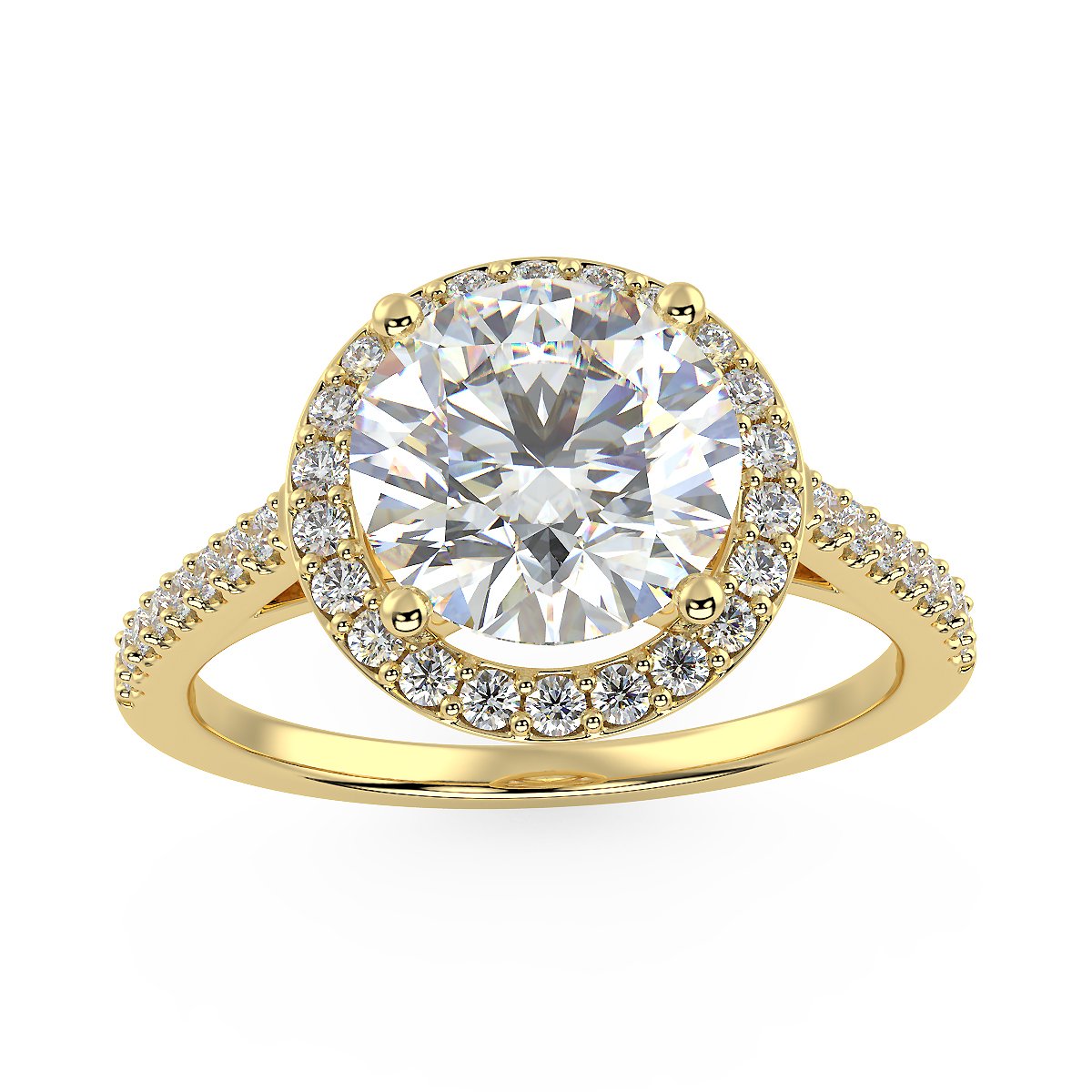 Carina Engagement Ring in Yellow Gold