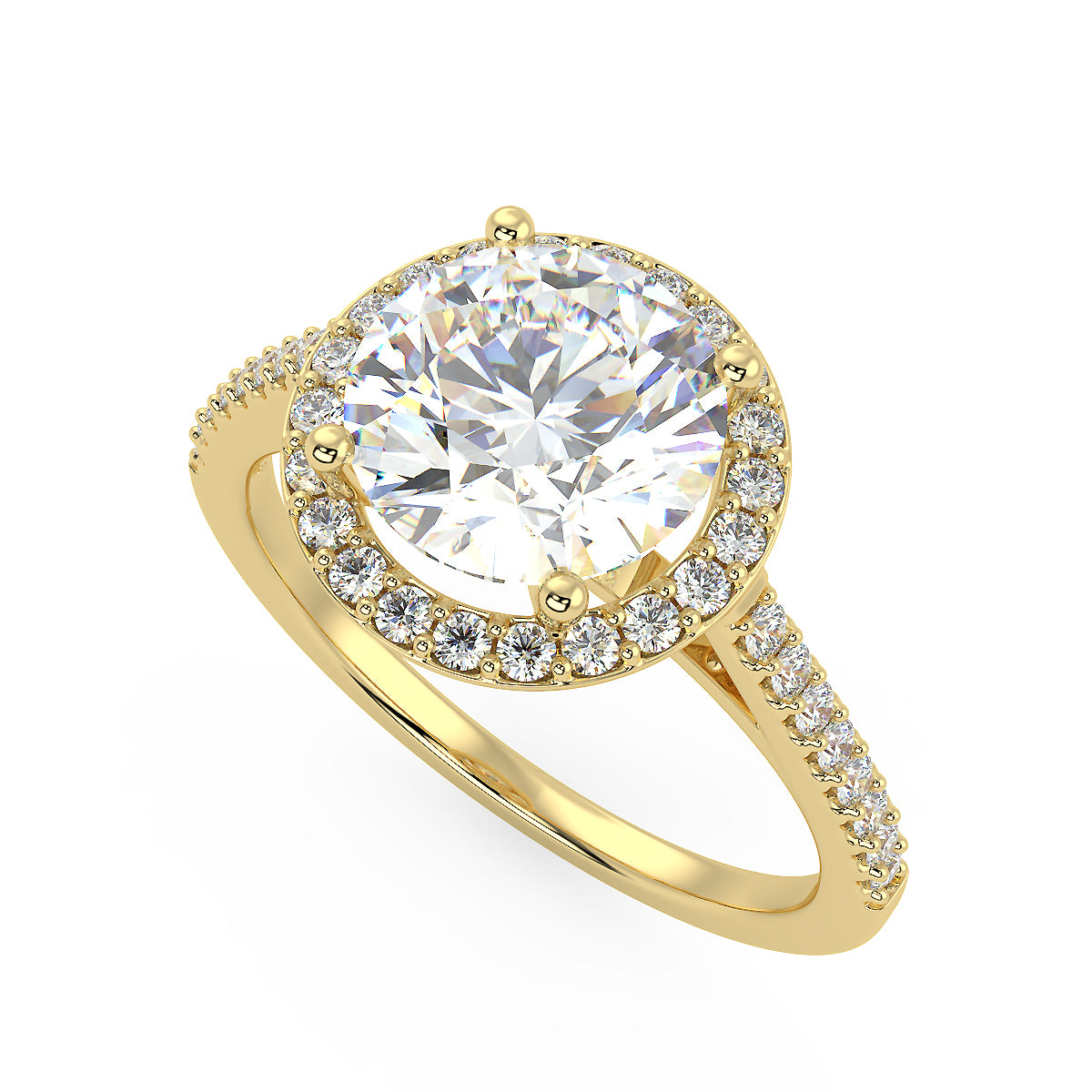 Carina Engagement Ring in Yellow Gold