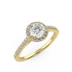 Polaris Engagement Ring in Yellow Gold