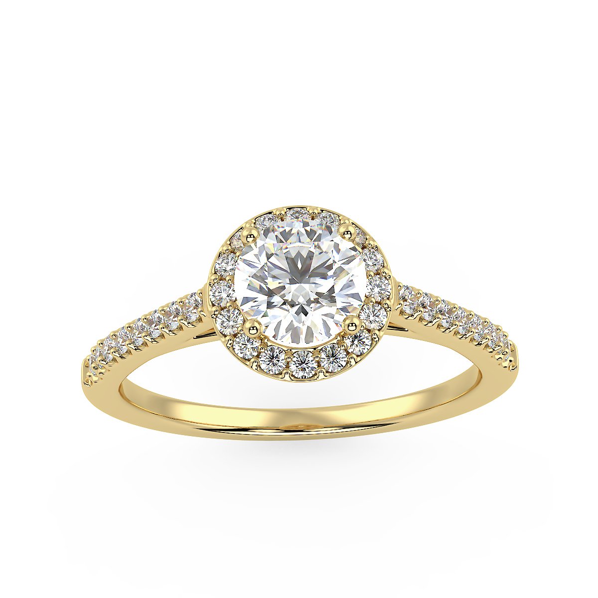 Polaris Engagement Ring in Yellow Gold