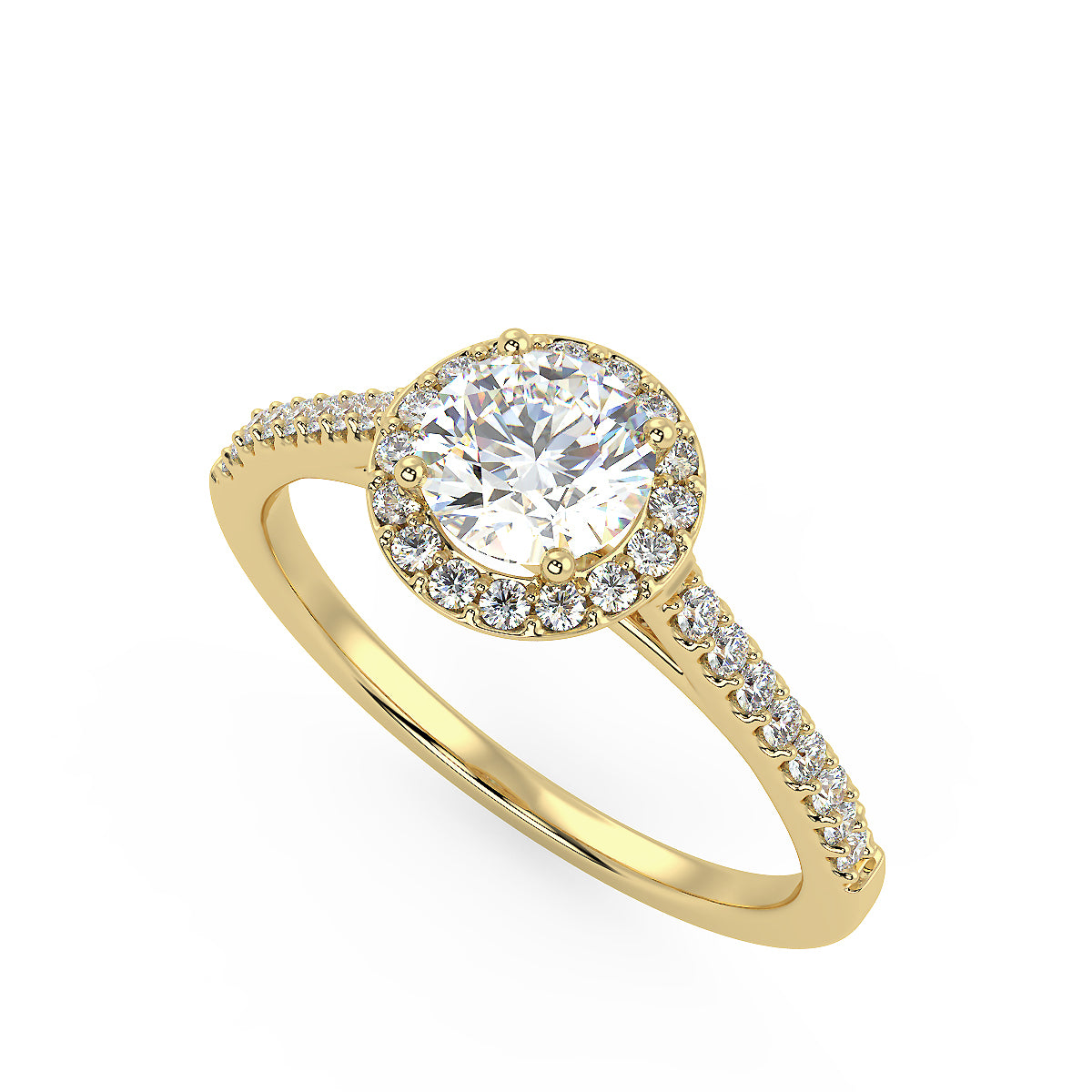 Polaris Engagement Ring in Yellow Gold