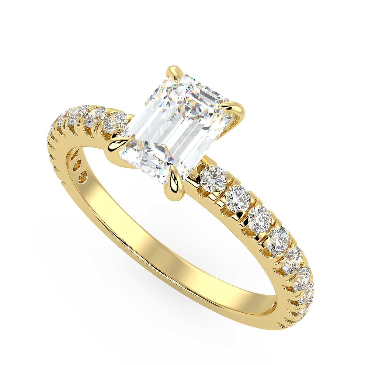 Europa Engagement Ring in Yellow Gold