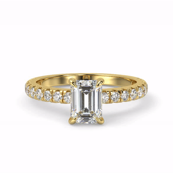 Europa Engagement Ring in Yellow Gold