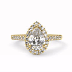 Pavo Engagement Ring in Yellow Gold
